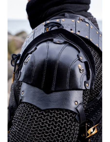 Jeu d'épaulettes de bûcheron en cuir...