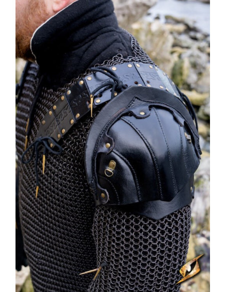 Jeu d'épaulettes de bûcheron en cuir...