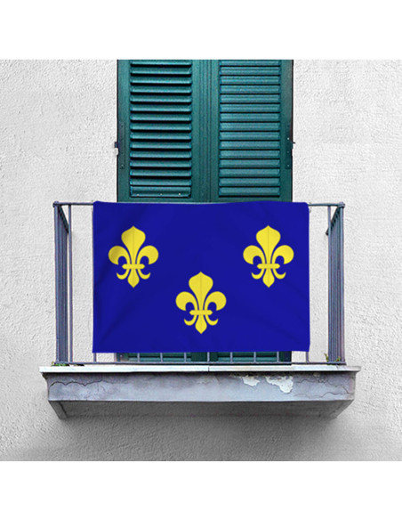 Bannière-drapeau de la France avant...