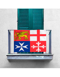 Bannière-drapeau de la marine italienne (70x100 cms.) 2