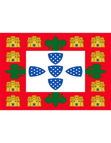 Bannière-drapeau médiéval portugais...