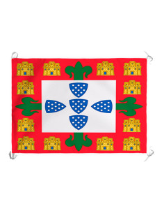 Bannière-drapeau médiéval portugais des XIVe-XVe siècles...