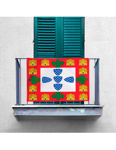 Bannière-drapeau médiéval portugais des XIVe-XVe siècles... 2