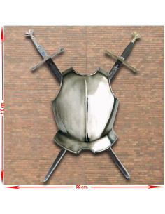 Panoplie de Carlos V d'Allemagne avec cuirasse et épées...