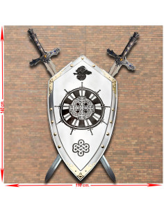 Panoplie du Roi Arthur avec Bouclier Chevaliers de la...