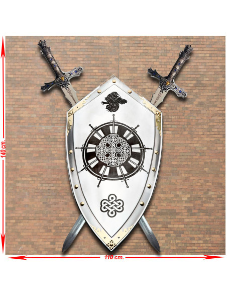 Panoplie du Roi Arthur avec Bouclier...