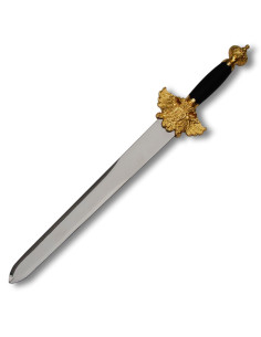 Poignard médiéval Tolède modèle Aigle, manche cordon