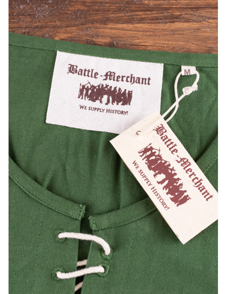 Robe médiévale Ava à manches courtes