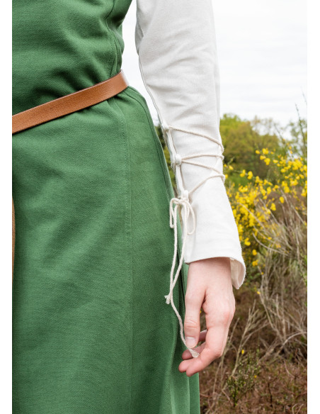 Robe médiévale Ava à manches courtes