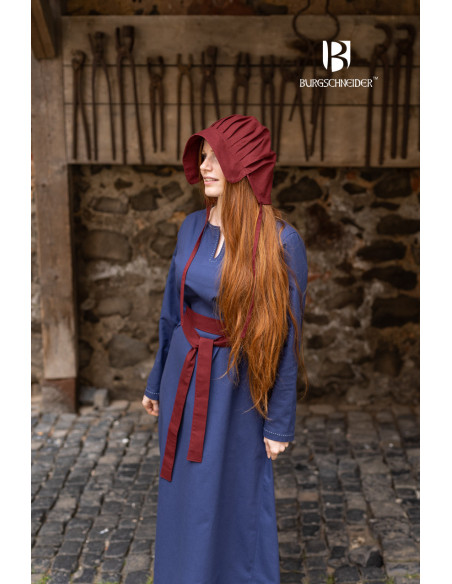 Bonnet médiéval femme Bonnet Emma,...