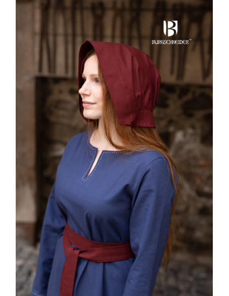 Bonnet médiéval pour femme Helga,...