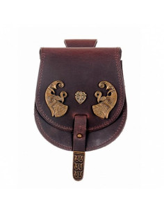 Sac banane en cuir Viking Haakon le Bon (16x13 cm.)