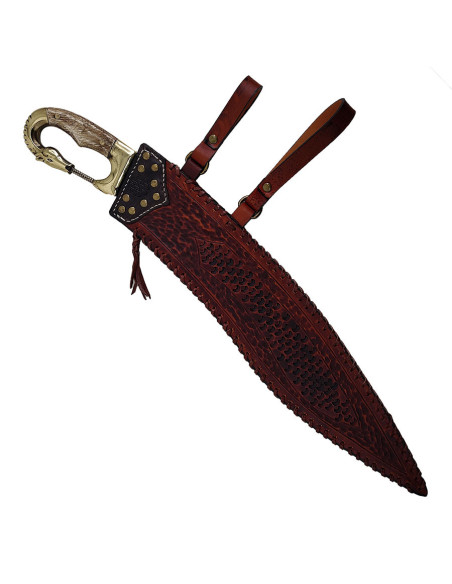 Falcata ibérique décorative faite à...