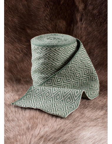 Winingas torsadées vikings, couleur vert naturel