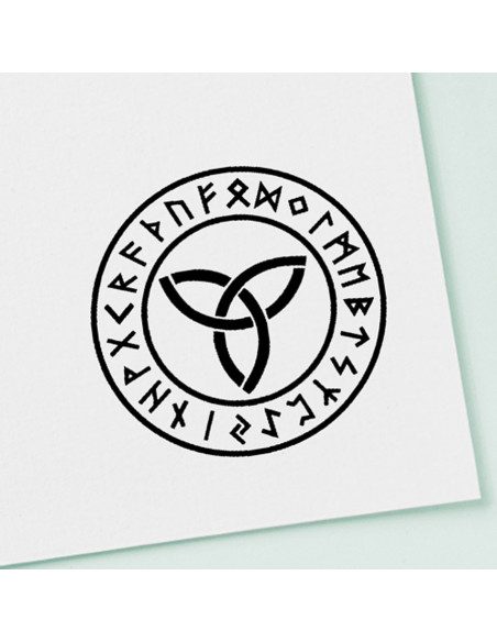 Tampon et tampon encreur avec Celtic...