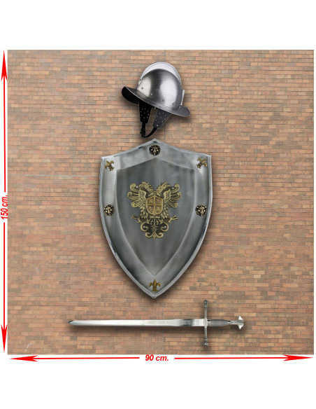 Panoplie de Carlos V avec casque,...