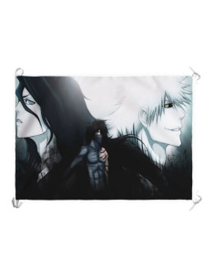 Bleach Tensa Zangetsu Hollow Ichigo Bannière-Drapeau...