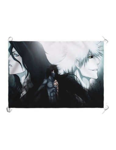 Bleach Tensa Zangetsu Hollow Ichigo Bannière-Drapeau (70x100 cms.)
 Matériel-Satin