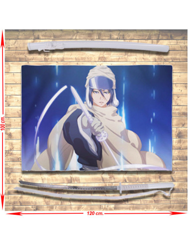 Bleach Kuchiki Rukia Bannière et Katana Pack