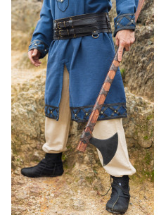 Ceinture viking robuste modèle Anike, couleur noire 2