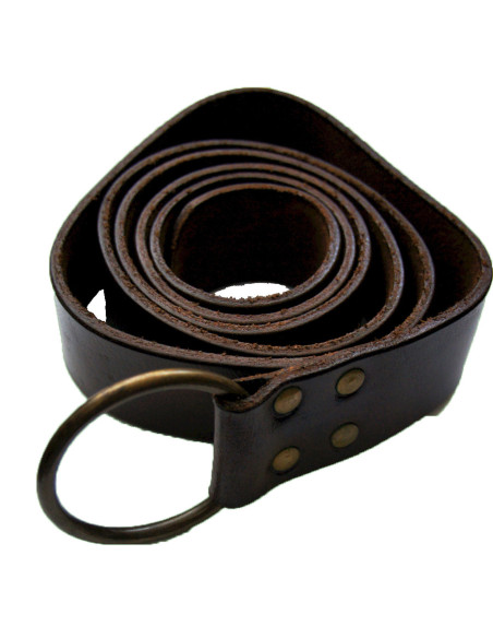 Ceinture en cuir avec motif celtique,...