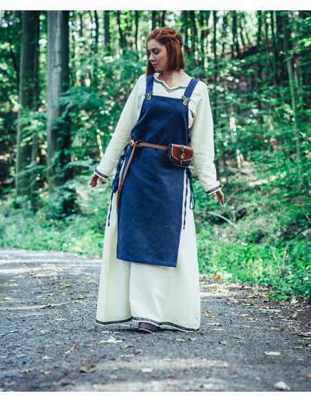 Ceinture médiévale étroite en cuir,...