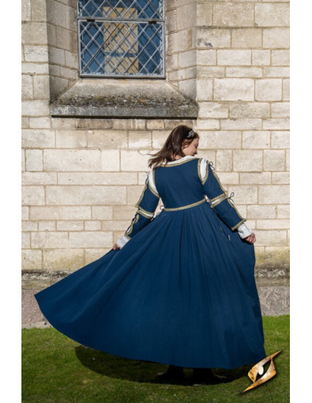 Robe Médiévale Lucrecia Bleu Nuit