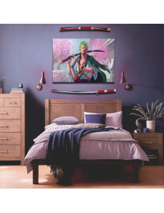 Panoplie composée du Katana Zoro de One Piece + Banner 2