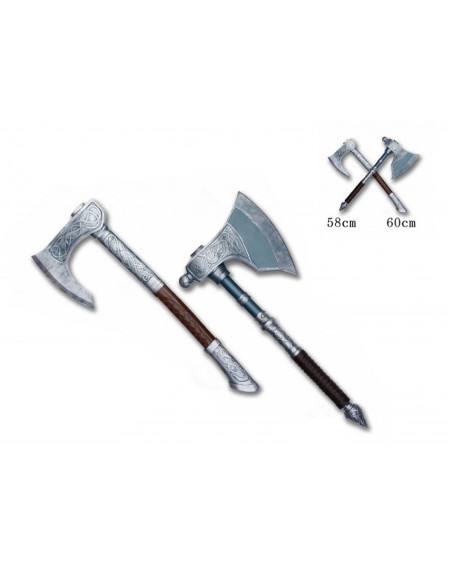 Ensemble de 2 haches Viking de...