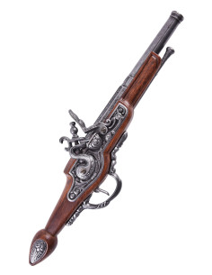 Pistolet à silex droit anglais, seconde moitié du XVIIIe...