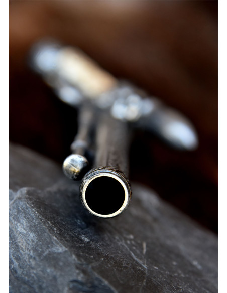 Pistolet Belge, Liège, silex, fin...