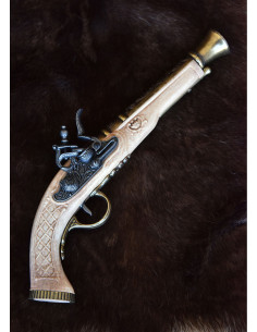 Pistolet de duel Espingole, finition ivoire, XVIIIe siècle 2