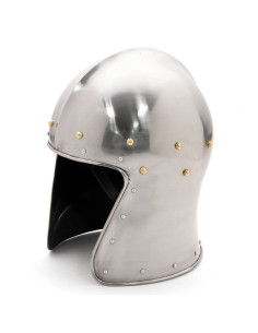 Casque médiéval de type Barbuta sans visière, XVe siècle 2