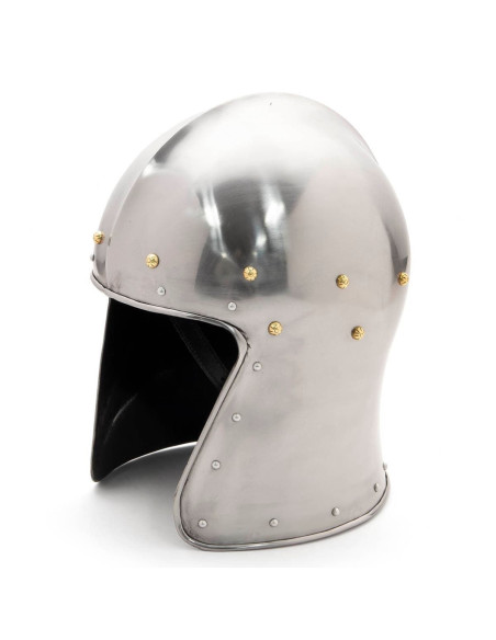 Casque médiéval de type Barbuta sans... Casque médiéval de type Barbuta sans...
