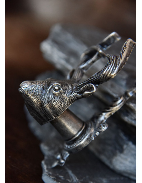 Support mural cerf pour épée ou...