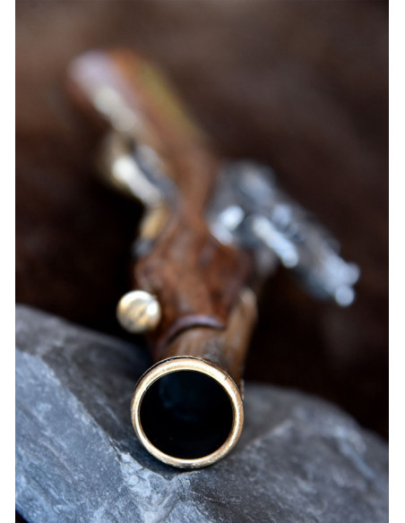 Pistolet à silex allemand S. XVII,...