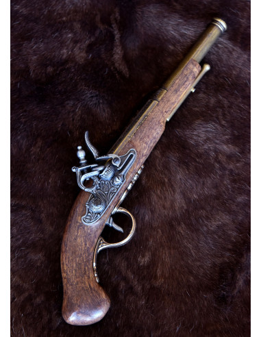 Pistolet à silex anglais, Londres XVIIIe siècle