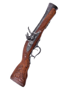 Pistolet à silex type Trabuco Dragon, S. XVIII
