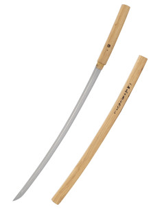Katana Shirasaya type John Lee, finition bois 2