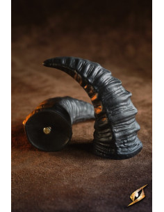 Ensemble de 6 cornes de démon à monter, finition non peinte 2