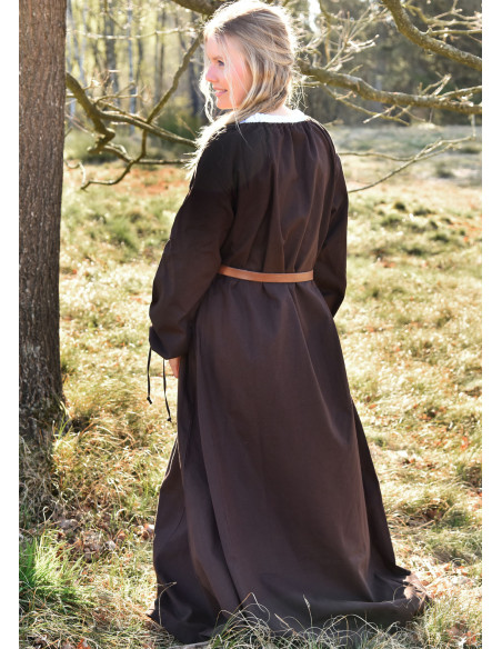 Robe médiévale Ana, marron