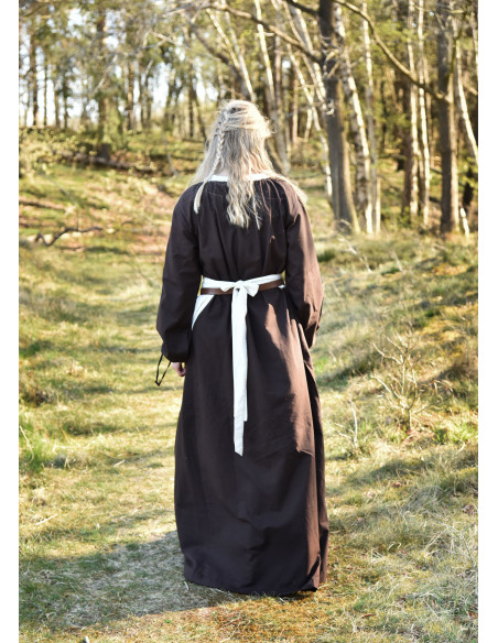 Robe médiévale Ana, marron