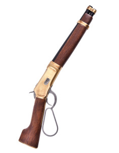 Carabine Winchester Mare Leg, détails en laiton