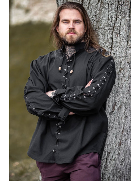 Chemise médiévale à nouer modèle...