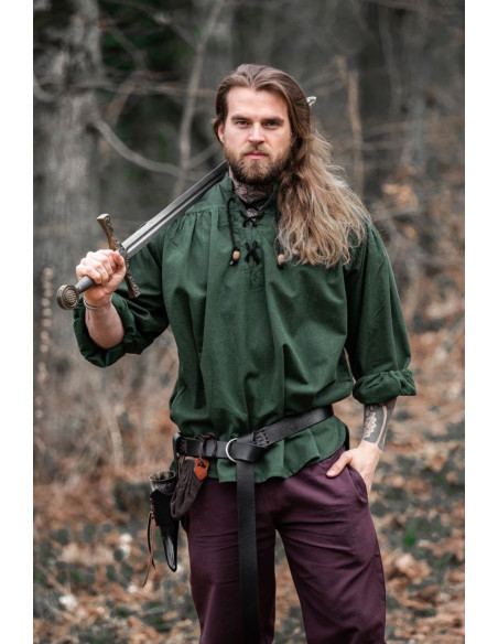 Chemise médiévale à nouer modèle...