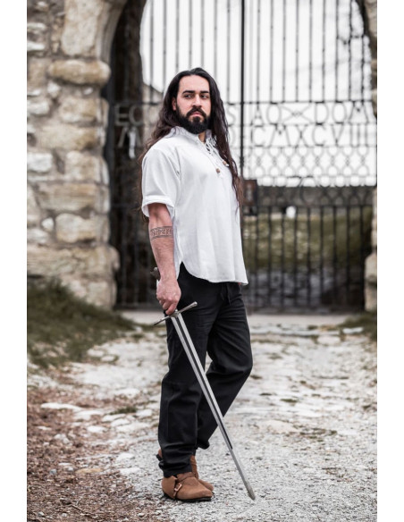 Chemise médiévale à manches courtes...