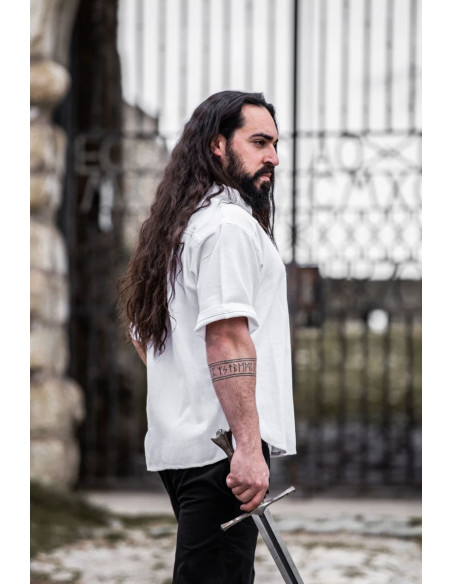 Chemise médiévale à manches courtes...