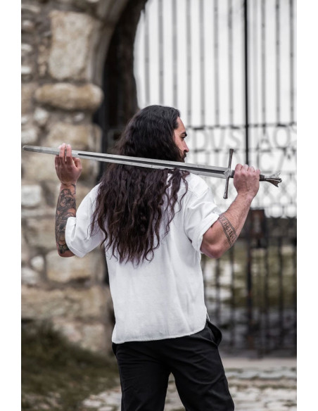 Chemise médiévale à manches courtes...