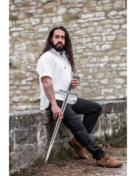 Chemise médiévale à manches courtes...