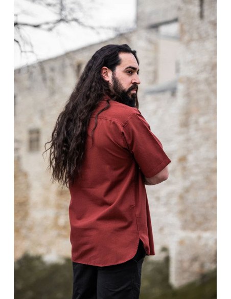 Chemise médiévale à manches courtes...
